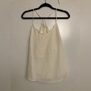 JCrew Scalloped Cream Tank